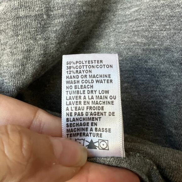 James Perse Heather Gray Lightweight Jersey Turtleneck Size 1 - Picture 6 of 6